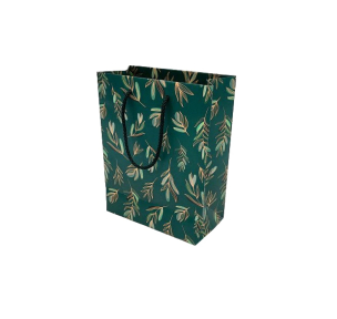 Design bag with fabric handles