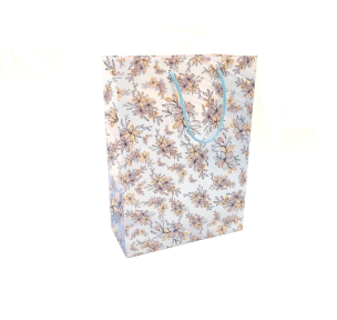 Design bag with fabric handles