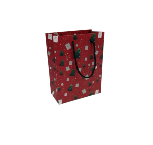 Design bag with fabric handles