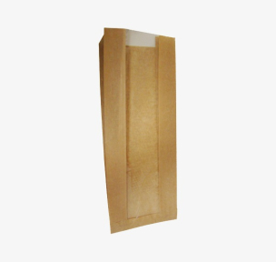 Paper sack with window