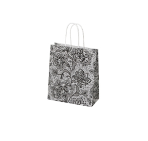 Design bag with twisted handles