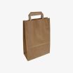 Brown paper bags with flat handles thumbnail