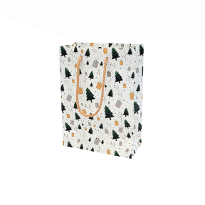 Design bag with fabric handles