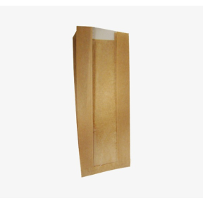 Paper sack with window