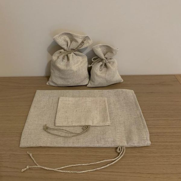 Linen fabric bag