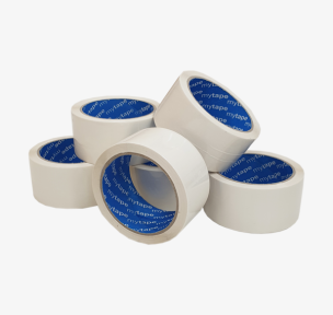 White solvent packing tape