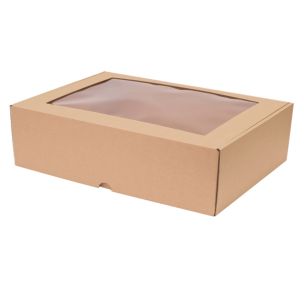 Коробка из микрогофрокартона с окном