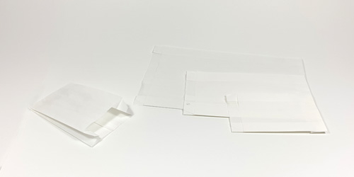 White paper sacks